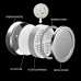 Frizzlife Shower Filter Head Set Chlorine Free High Pressure 12 Multi Stage Shower Water Filter System Universal Helps Hard Water  Dry Hair Itchy Skin & Nails  Dandruff & Eczema- Luxury Metal - B07BM91KCH